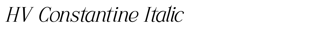 HV Constantine Italic